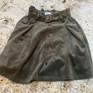 Girls thin cord skirt